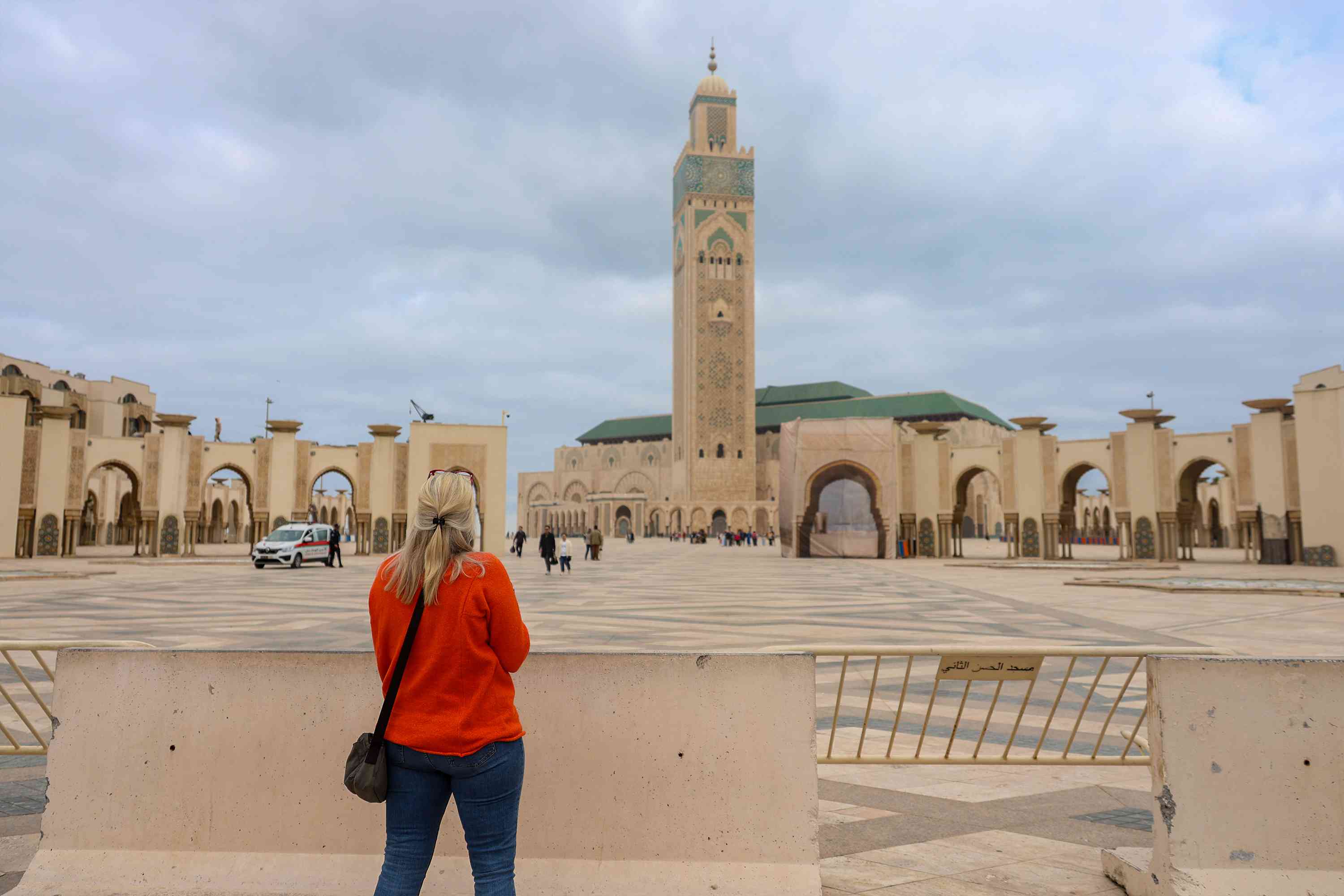 Hassan II Mosque, Casablanca, Morocco by Kate Sharpe